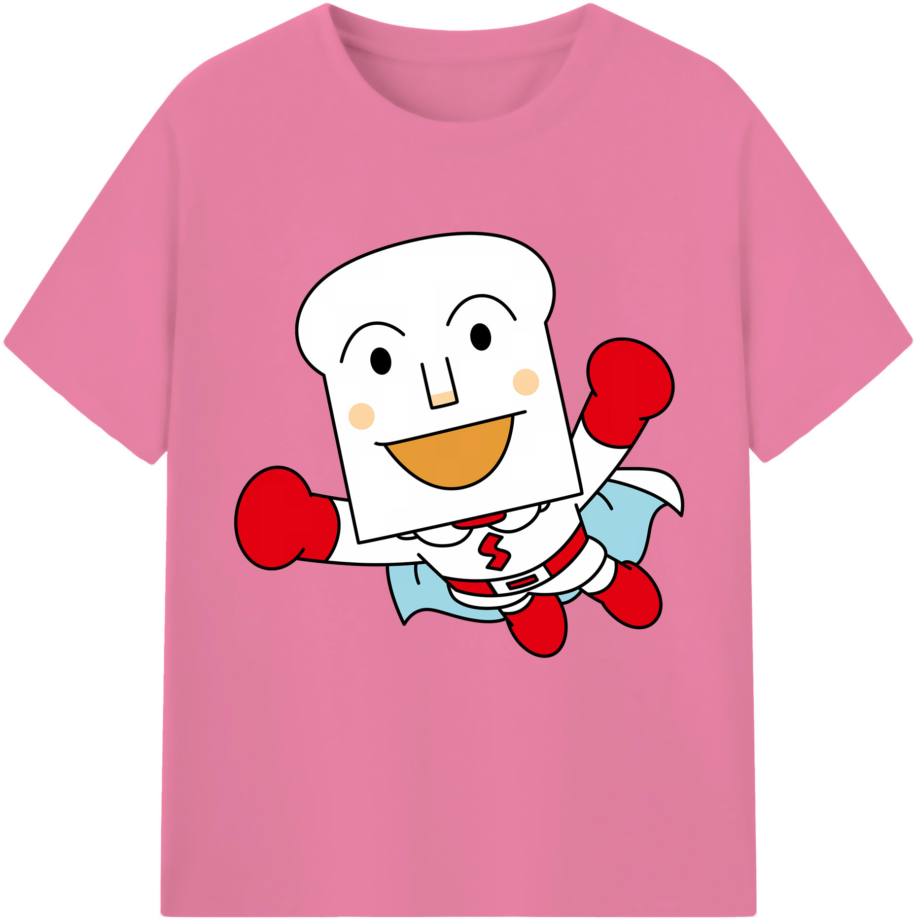 （画像用） アンパンマン Anpanman 綿100％半袖Tシャツ（フロントプリント）